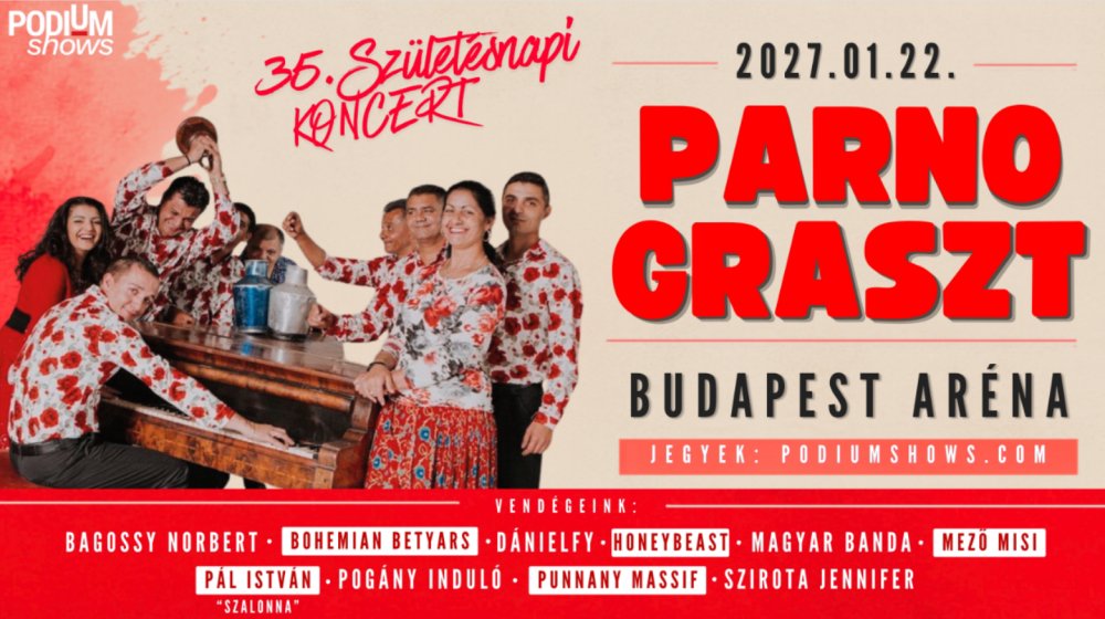 Egy család, egy történet: 35 éves jubileumát ünnepli a Parno Graszt egy különleges Aréna-koncerttel